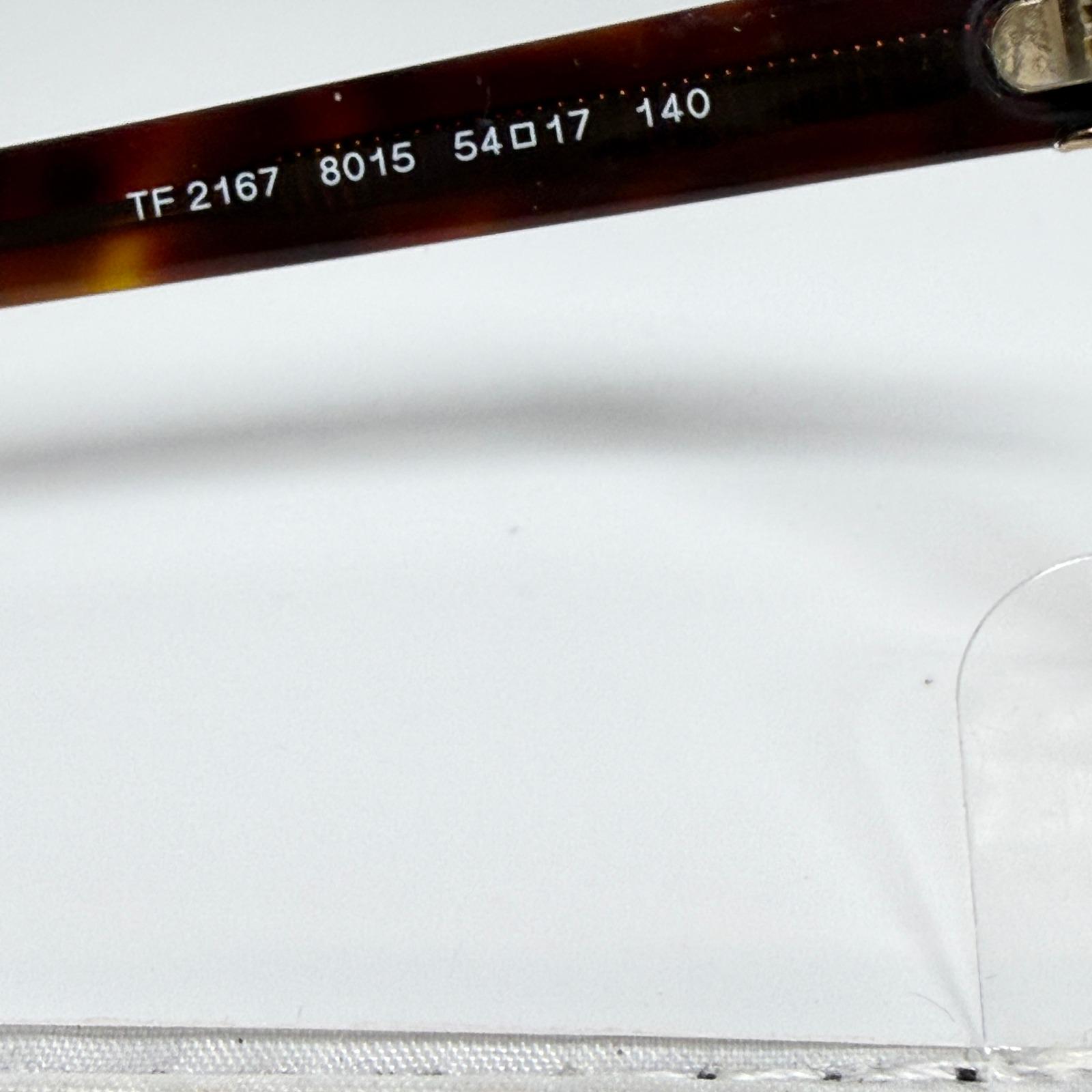 Tiffany 2167 8015 Woman Eyeglass & Case Havana/Gold 54-17-140 Italy Pre-owned Amazon.com: Eyeglasses Tiffany TF 2231 8015 Havana  main image 4