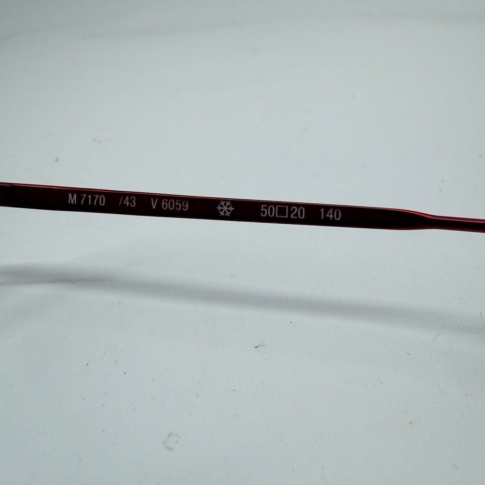Silhouette Eyeglasses Frames Red Circle M 7170 43 6059‎ 50-20-140 H12130 Silhouette Eyeglasses Frames Red Circle M 7170 43 6059 50-20  main image 4