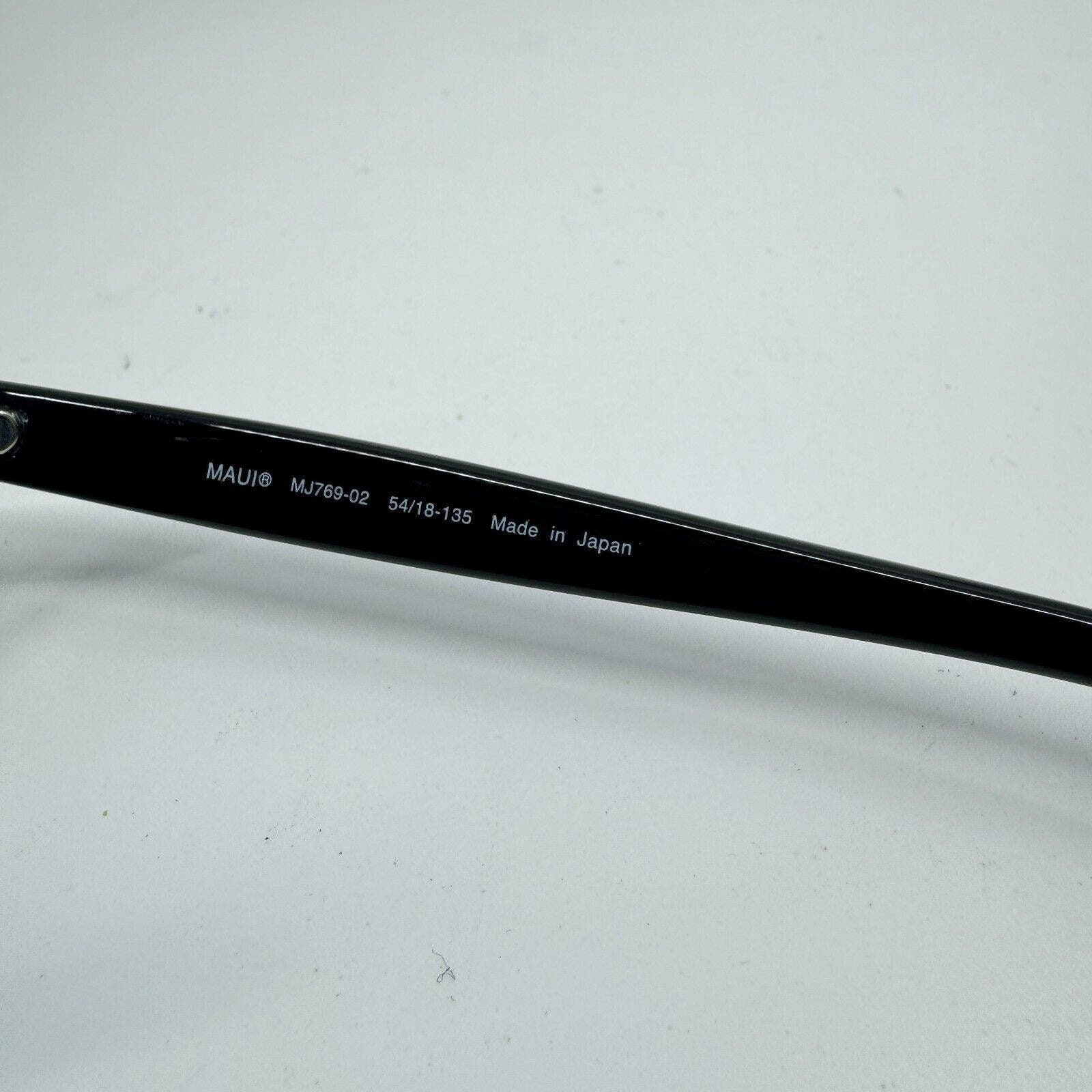 Maui Jim Sunglasses MJ 769-02 Canna Black Frames Only 54mm 
