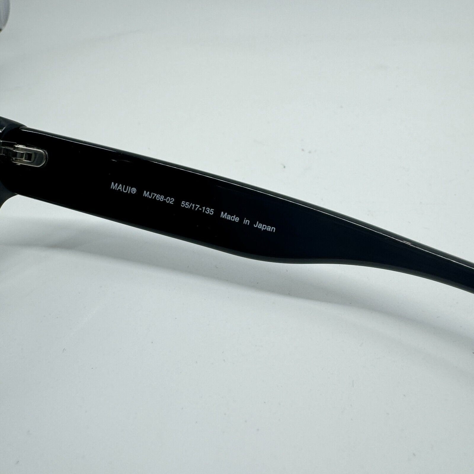 Maui Jim Plumeria MJ 768-02 Gloss Black Sunglasses Frame 