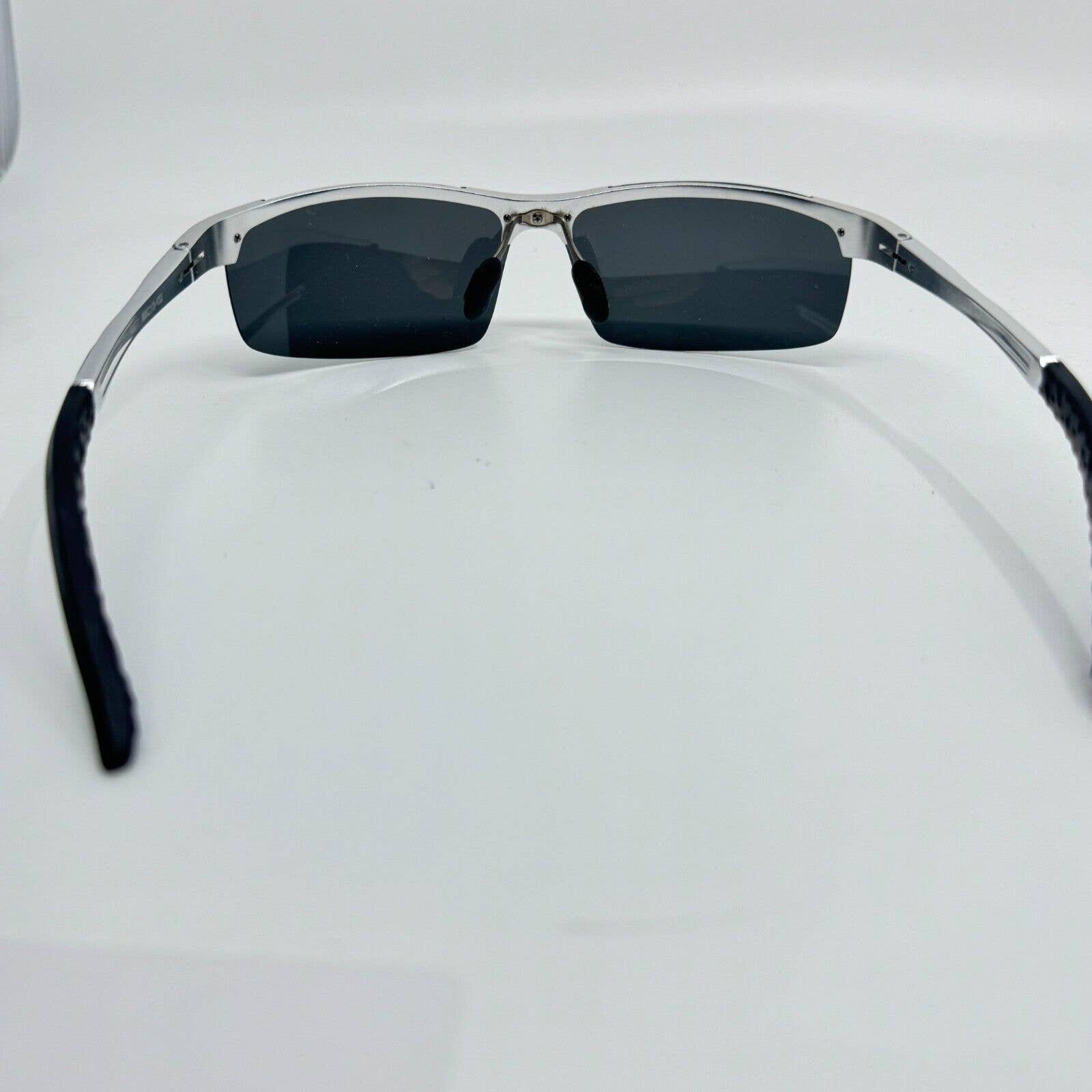 LUOMON 8600 C4 Men s Polarized Shield Sunglasses Al mg Aloy Silver Frame H9971 Etsy
