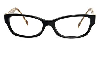 Coach HC 6103 Eyeglasses Black Tortoise Glitter Varsity Stripe 52-16-140 Frames Coach Eyeglasses HC 6103 5443 Black Tortoise Glitter Varsity  main image 3