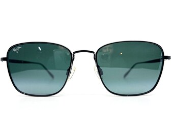 Maui Jim Japan SPINNAKER MJ545-2M 54-19-140 Armação de óculos de sol de metal preto H9090