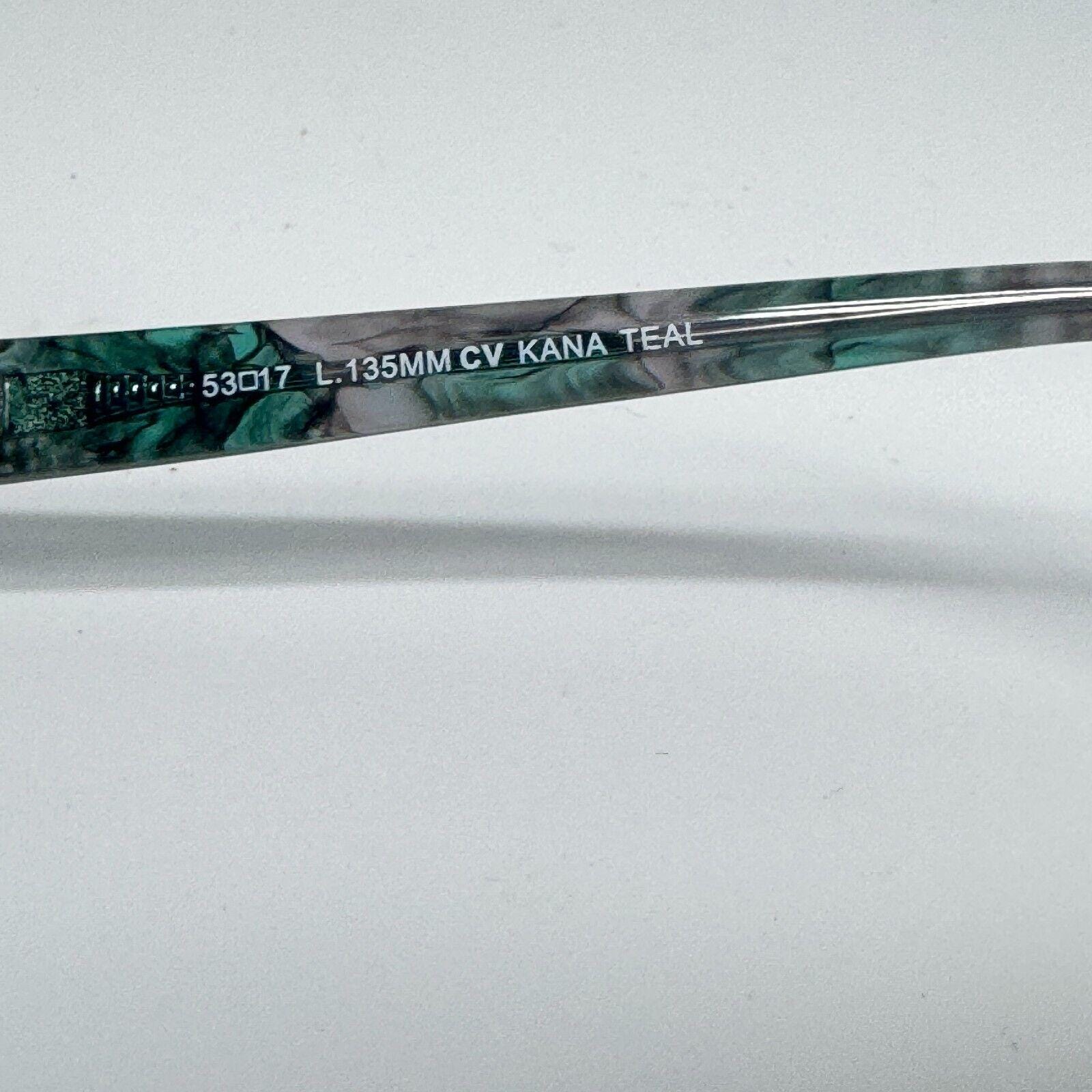 BCBGMAXAZRIA Kana Teal Eyeglasses Frame 53-17-135mm H13480  display picture 3