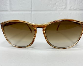 Unbranded Womens Sunglasses Brown/Orange Tortoise Frame Brown Lenses H2675