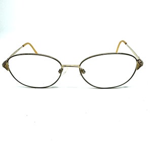 CHARMANT Titanium Copper Brown Rimless 140mm Eyeglasses Frame H11187