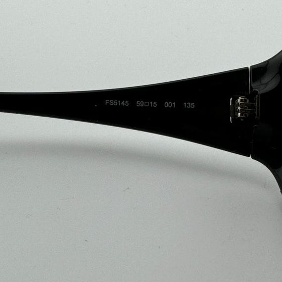 Fendi Cold Insert Sunglasses Frames Butterfly Bla… - image 5