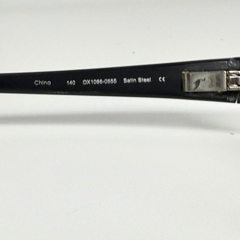 Oakley Servo OX1066-0555 Eyeglasses Satin Steel Black Rectangular Frames 140 image 5