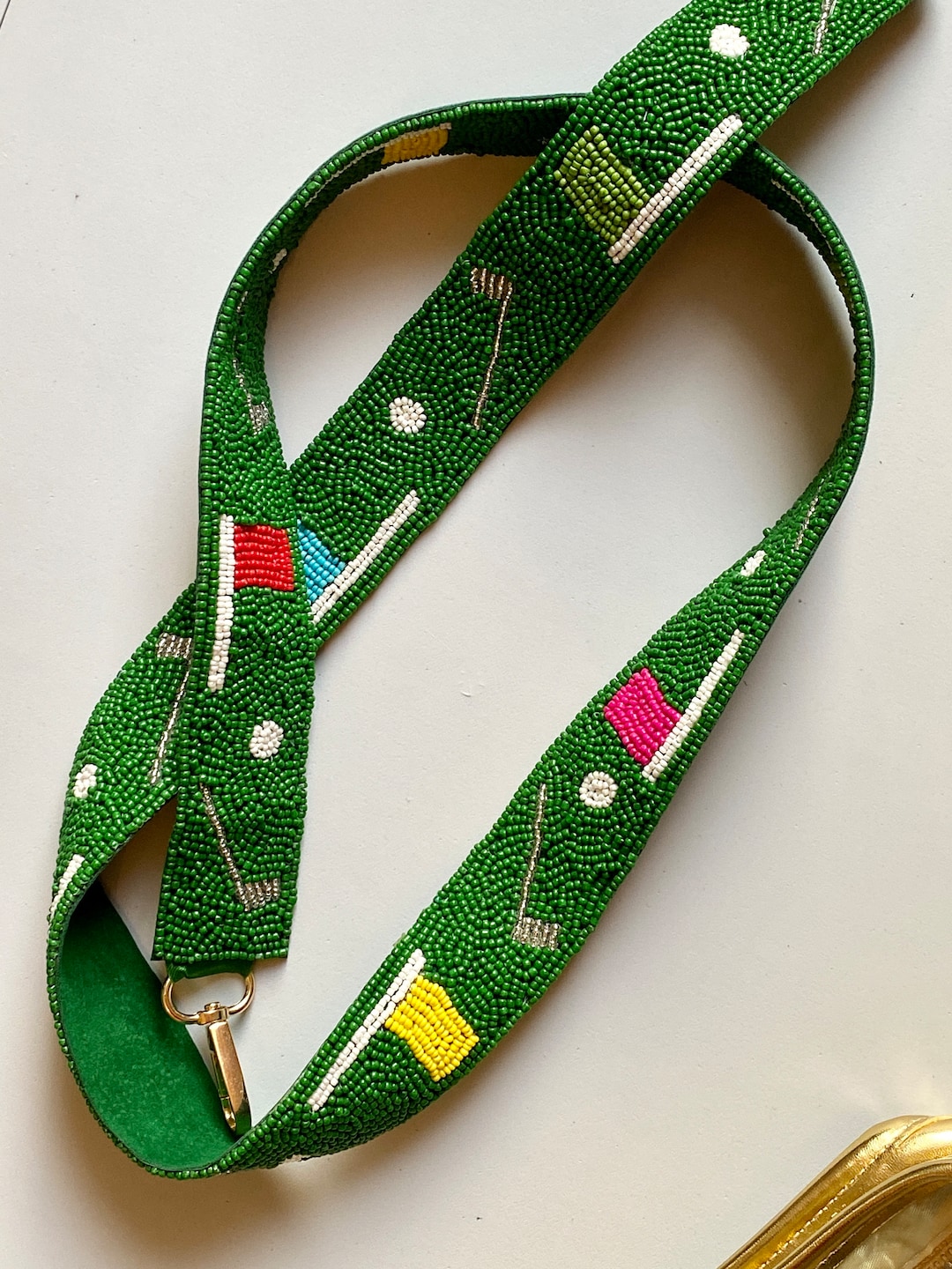 Beaded Golf Purse Strap Etsy