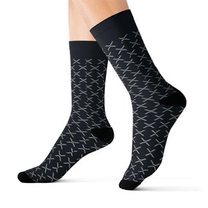 Chaussettes Ripple XRP Crew, Cadeau XRP, Art XRP, Cadeau crypto, Chaussettes amusantes pour hommes, Chaussettes amusantes pour femmes