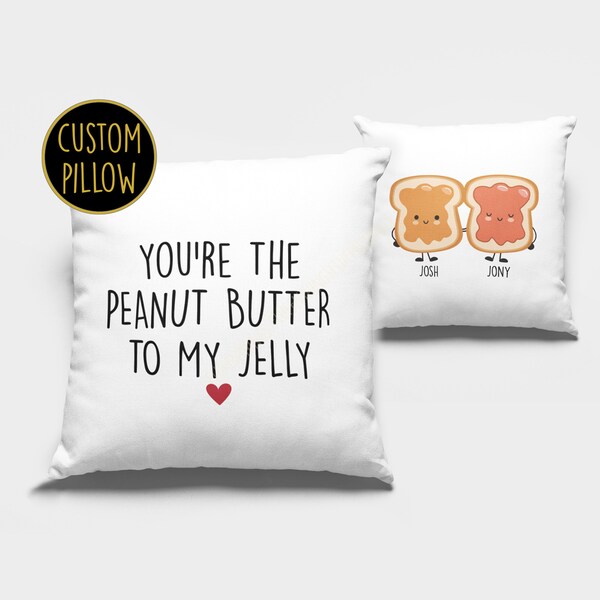 Peanut Butter Jelly Pillows Etsy