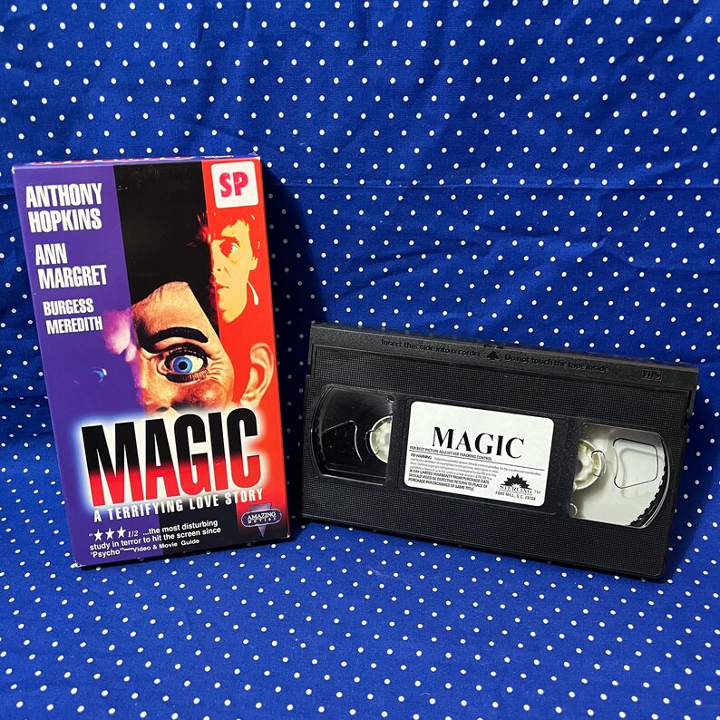 Magic 1978 horror VHS tape image 1