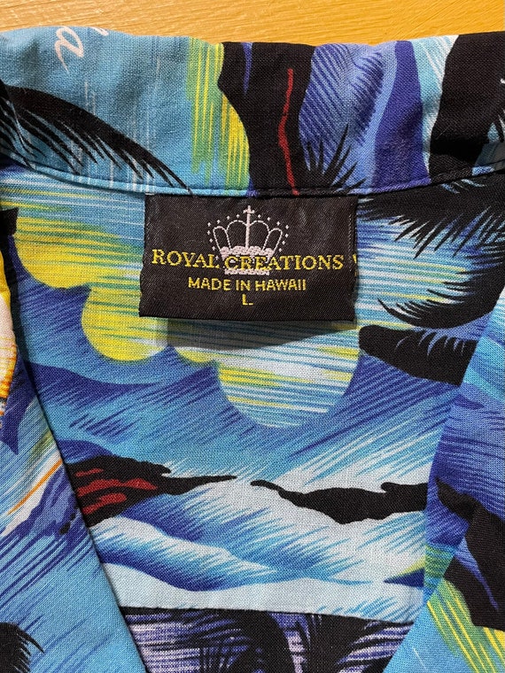 Vintage 1990’s Royal Creations cotton Hawaiian sh… - image 3