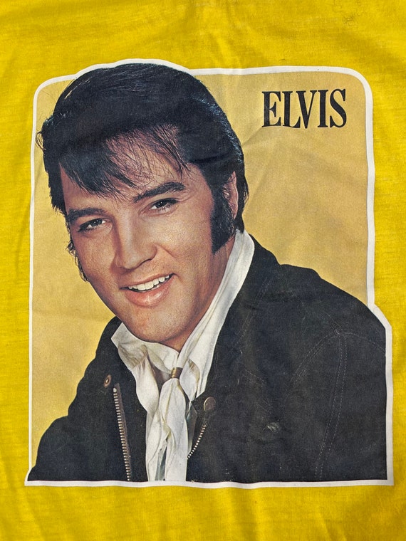 Vintage 1970’s Elvis iron-on t-shirt, XS - image 3