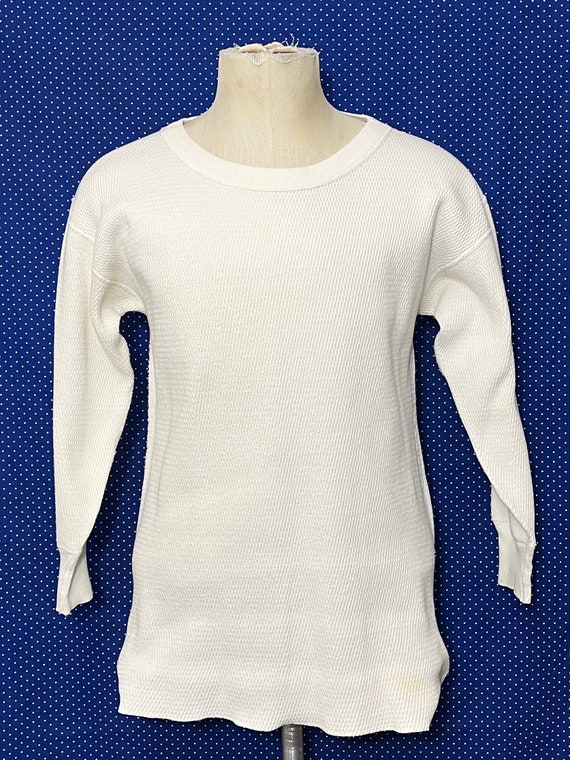 Vintage 1960’s Hanes thick thermal shirt, medium