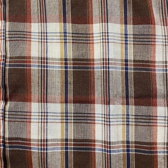 Deadstock kid’s vintage button-up plaid shirt - image 2