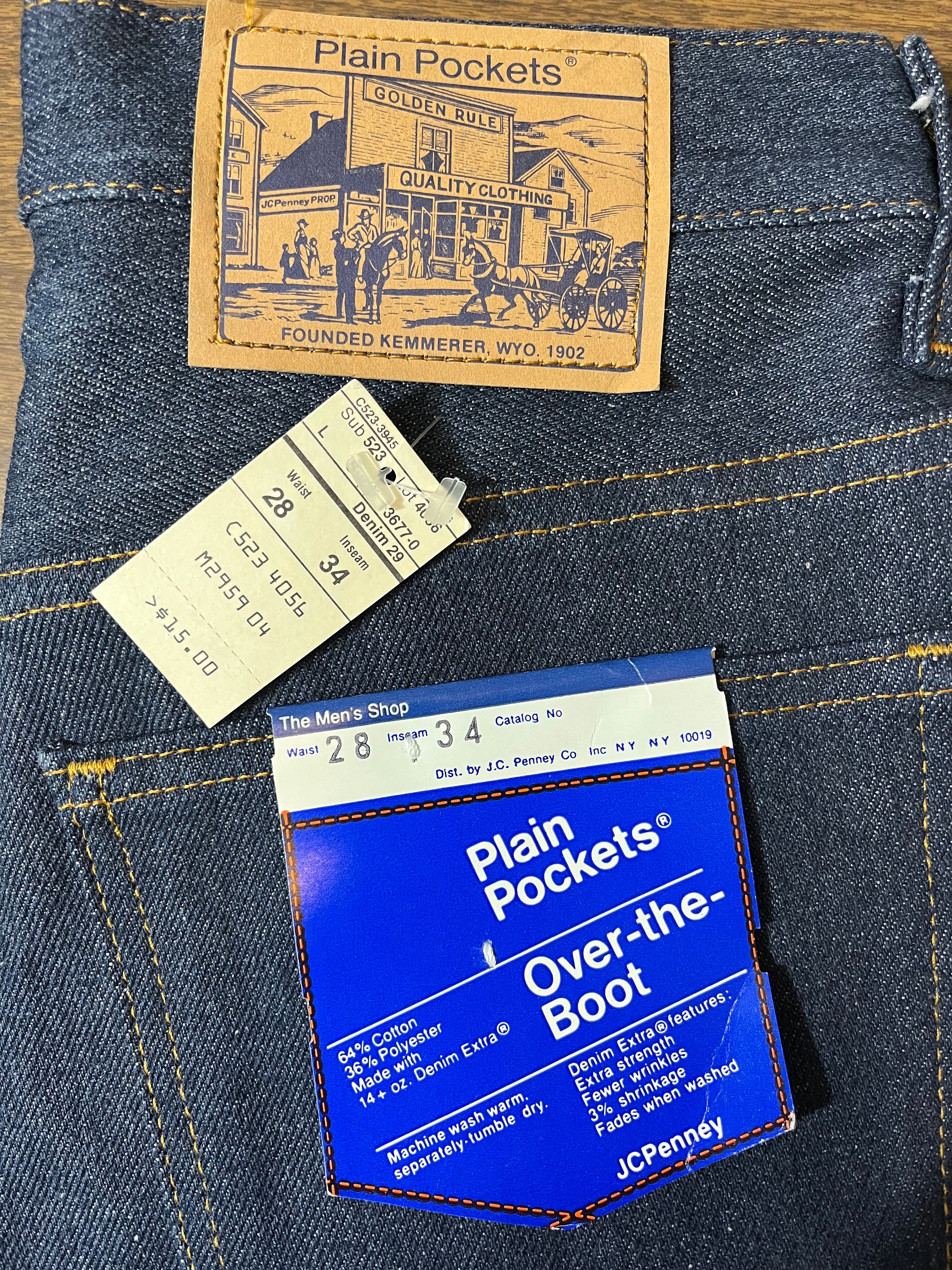 J C Penney ブーツカットデニム デッドストック70年代size34
