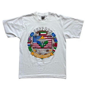 Vintage 1991 Operation Desert Storm t-shirt, medium