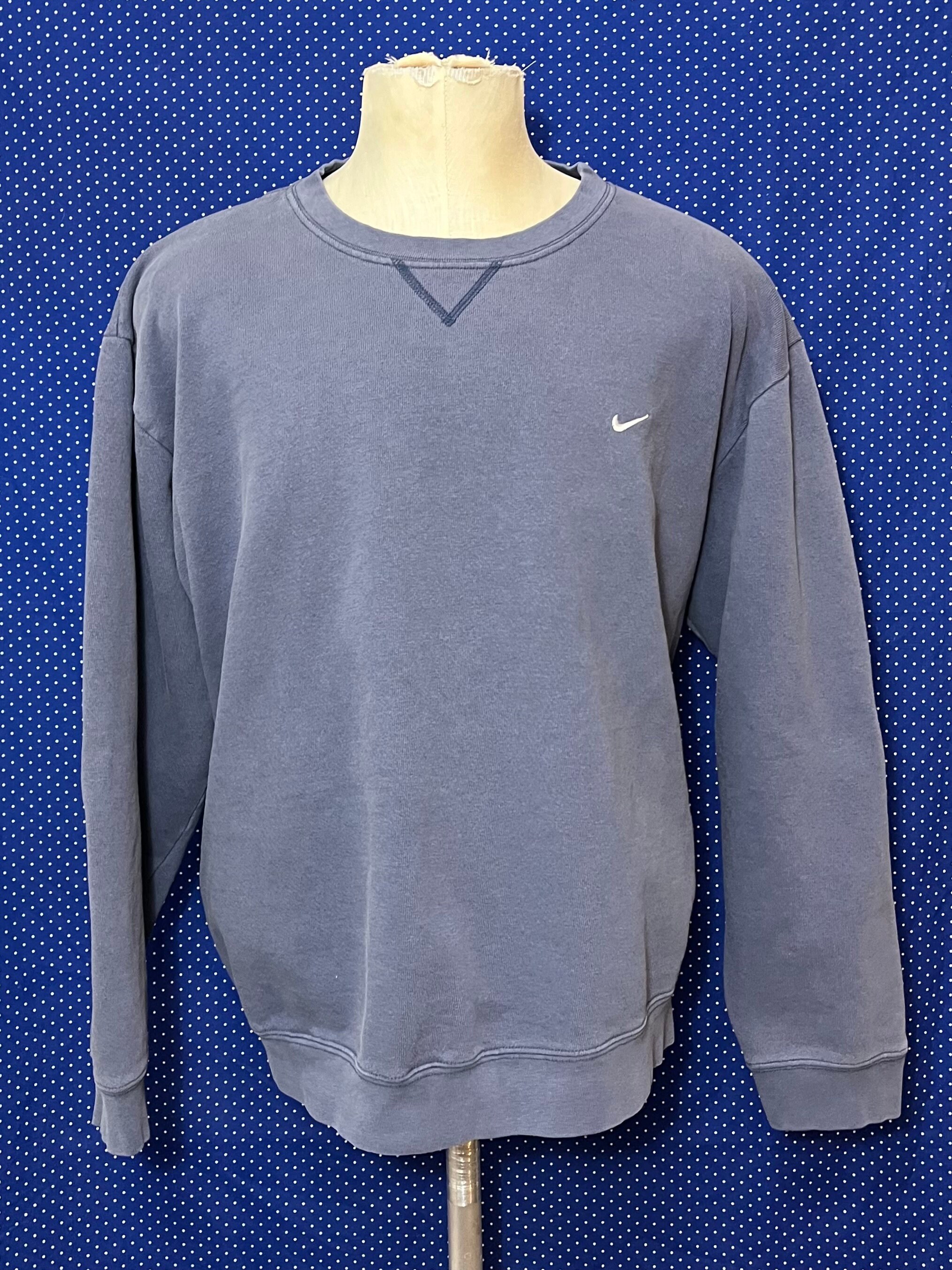 90s NIKE small swoosh スウェット ブルー XL USA製 90s NIKE small swoosh スウェット ブルー XL USA製