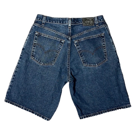 パンツ 1990s Levi's silver tab navy shorts old Vintage 1990's Levi's Silver Tab Denim Shorts, 34 - Etsy