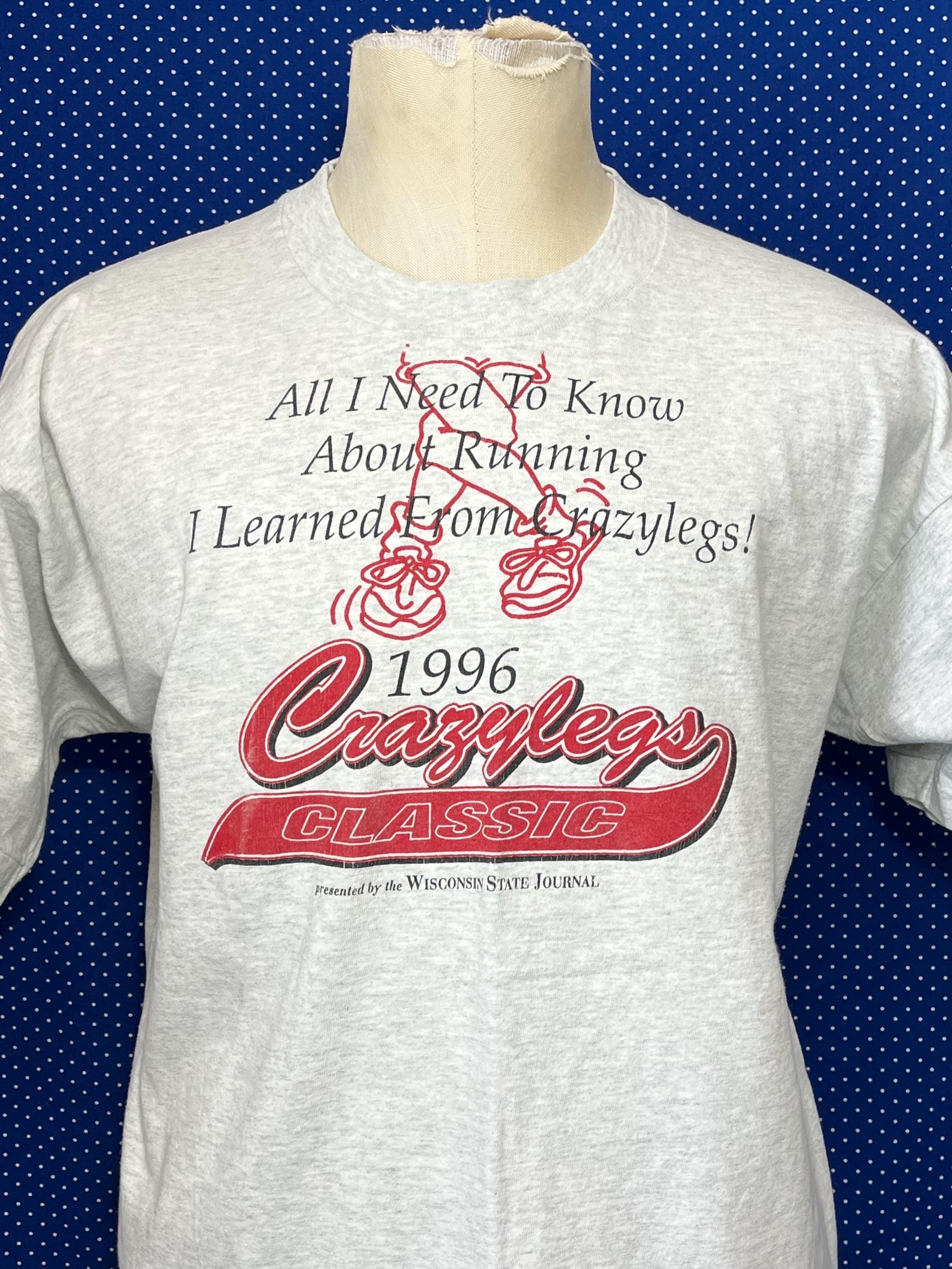 Vintage 1996 Crazylegs Classic T-shirt, XL - Etsy