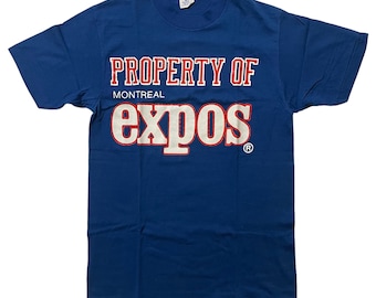 Camiseta Vintage 1980's Property of Montreal Expos, XS