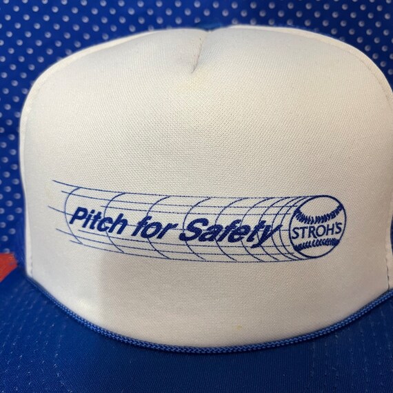 【1989STANDARD】 RV_MIX SPELLING HOOD (STHSTD-0028) Vintage Stroh's Beer Motor Sports Mesh Snap Back Cap Red | eBay
