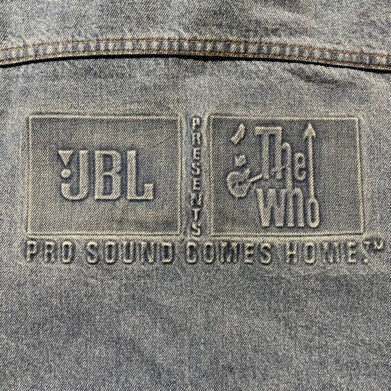 Vintage 2002 JBL presents The Who embossed denim … - image 3