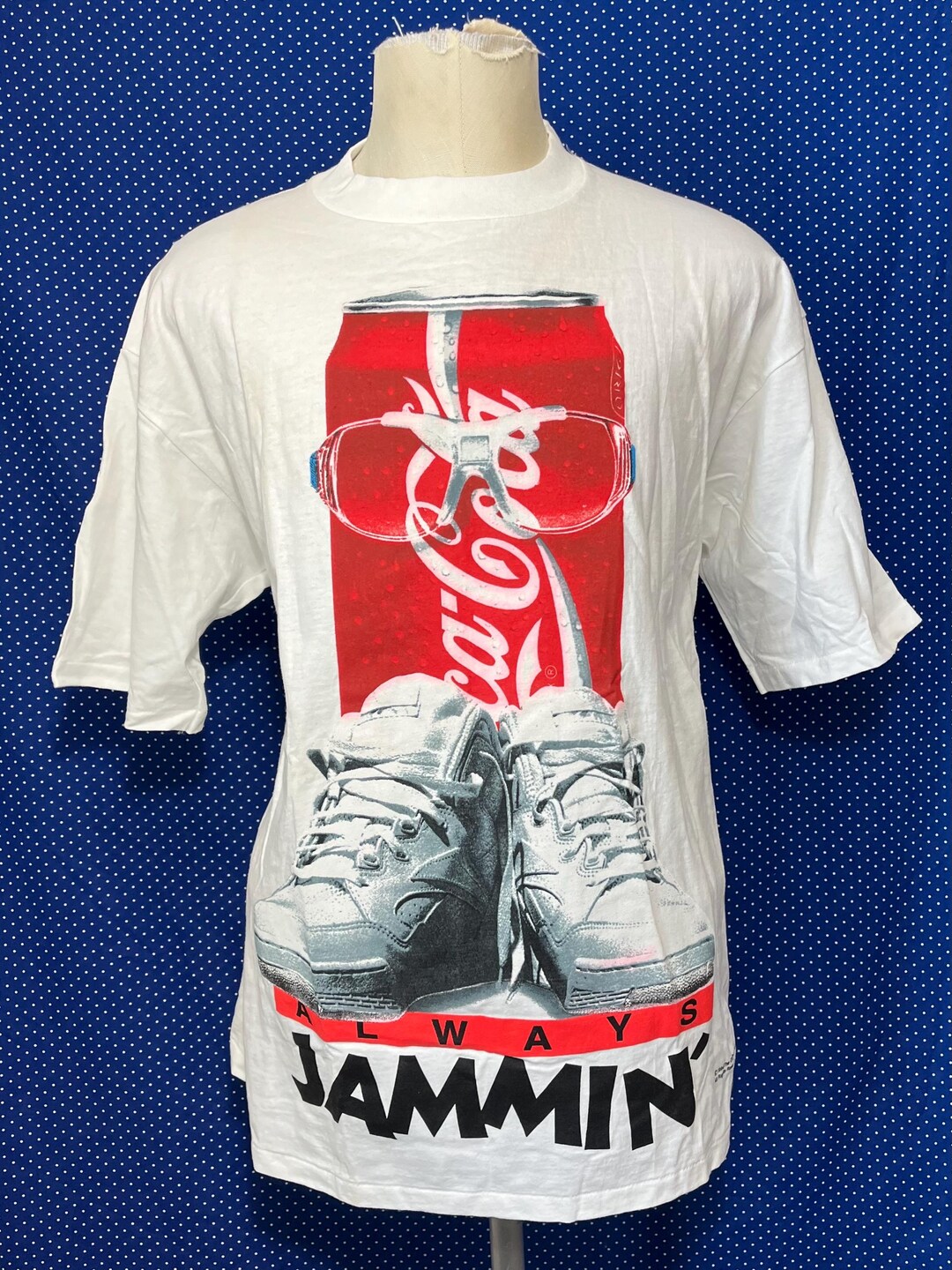 Deadstock With Tag Vintage 1994 Coca Cola Always Jammin' T-shirt