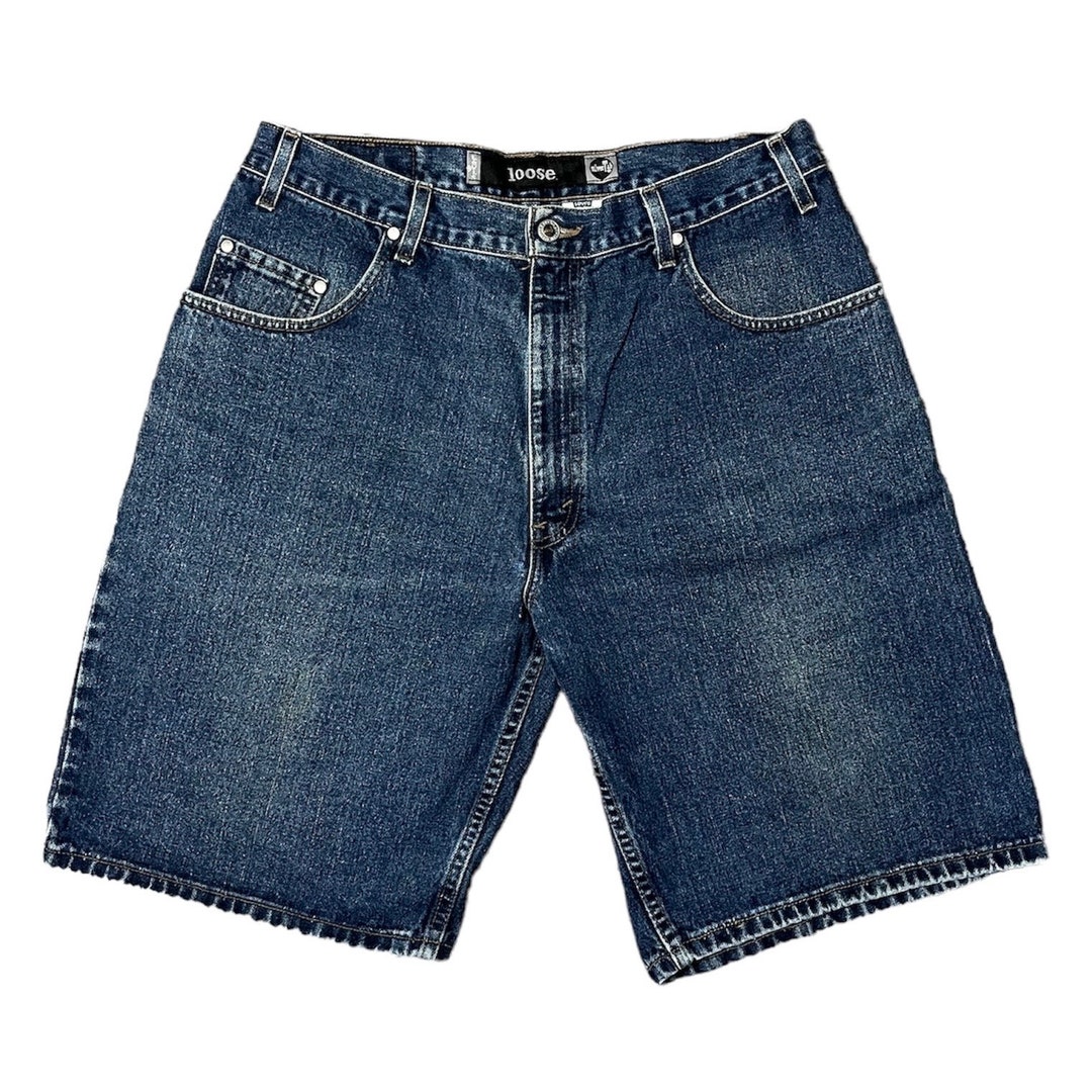 パンツ 1990s Levi's silver tab navy shorts old Vintage 1990's Levi's Silver Tab Denim Shorts, 34 - Etsy