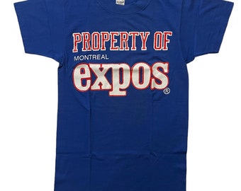 Camiseta Vintage 1980's Property of Montreal Expos, XS