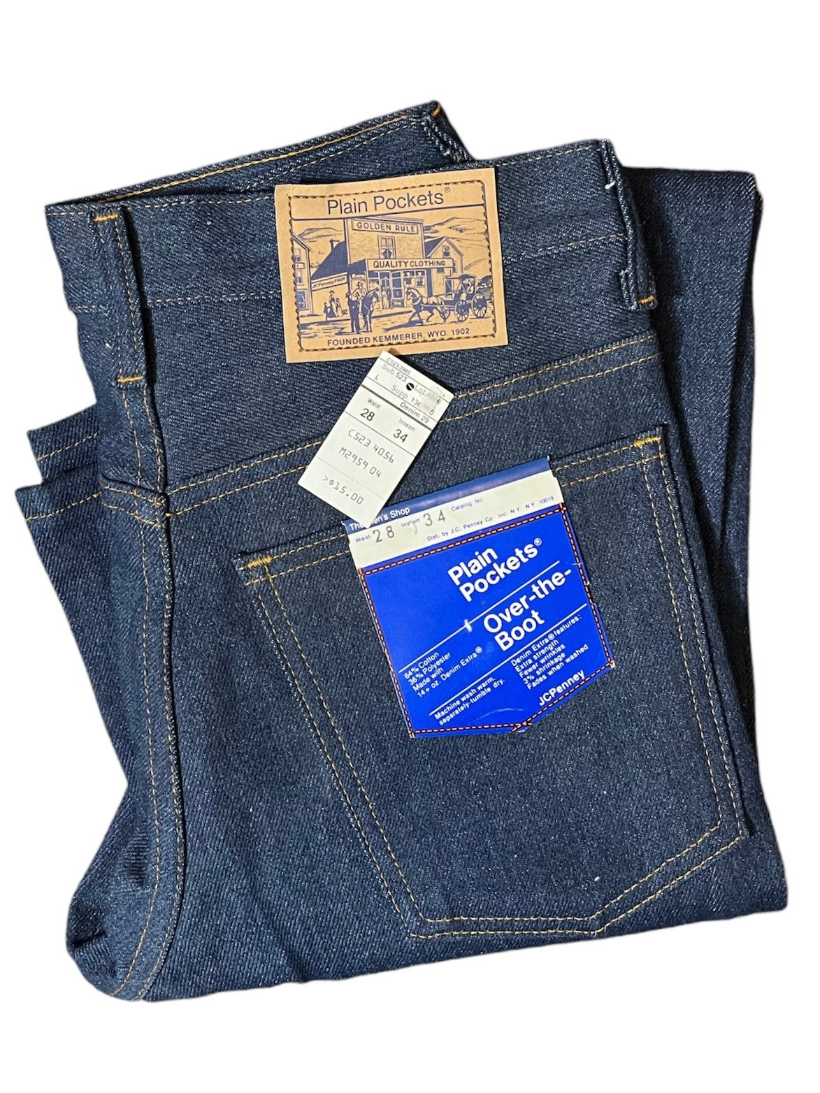 Deadstock Vintage 1970's-1980's JC Penney Plain Pockets Boot Deadstock Vintage 1970's-1980's JC Penney Plain Pockets Boot