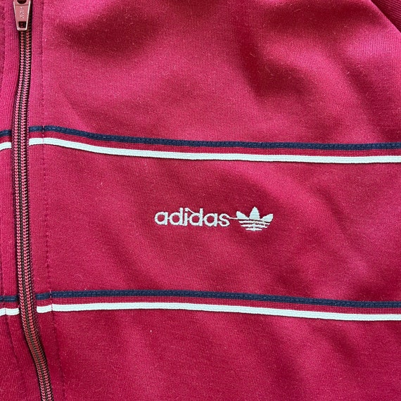 Vintage 1980’s full-zip Adidas track jacket, room… - image 2