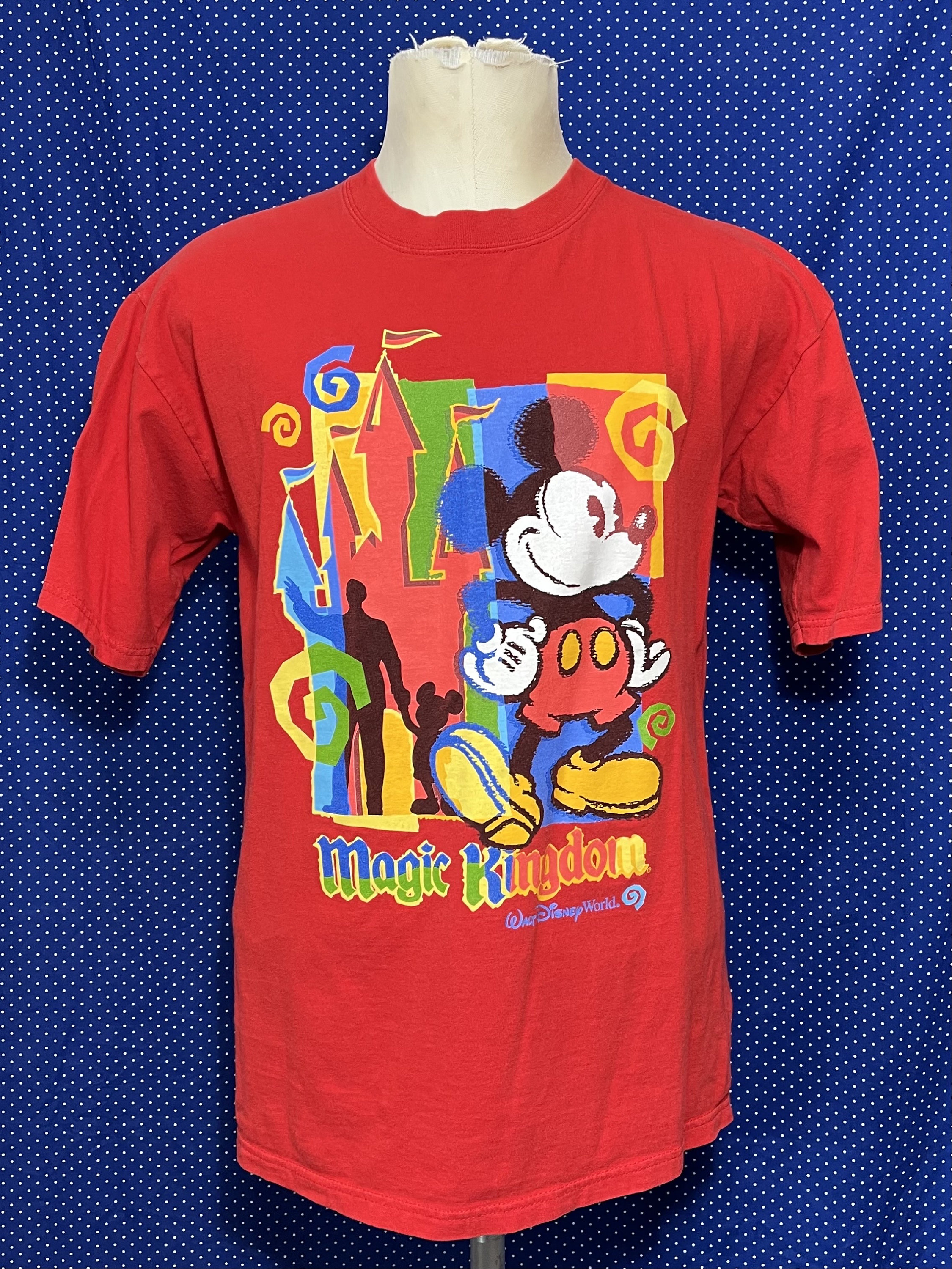 Vintage Late 90's-y2k Mickey Mouse Magic Kingdom T-shirt, Slim