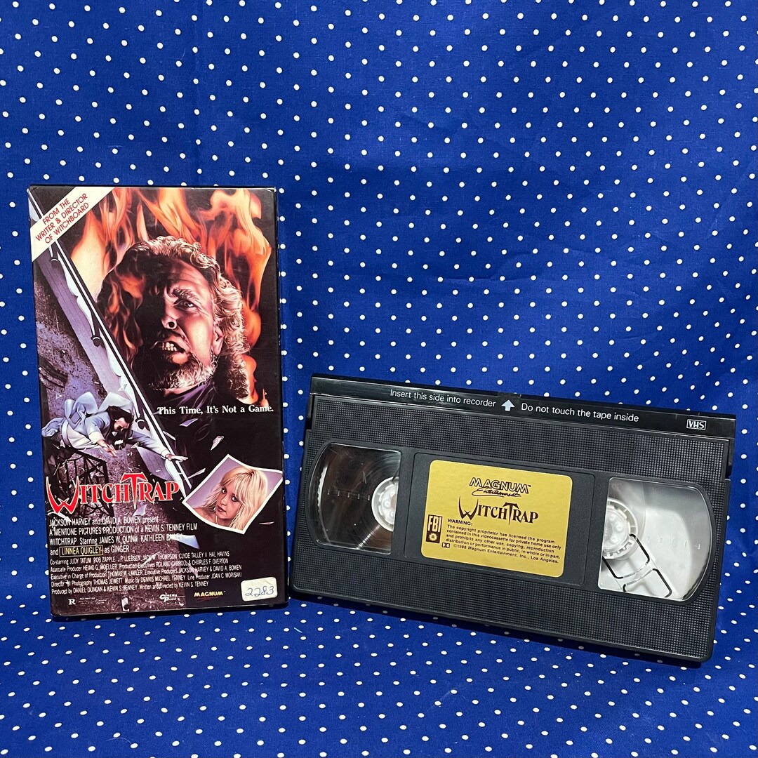 Witchtrap Horror VHS Tape Etsy
