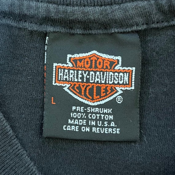 Vintage 1990’s Harley Davidson t-shirt, slim large - image 3