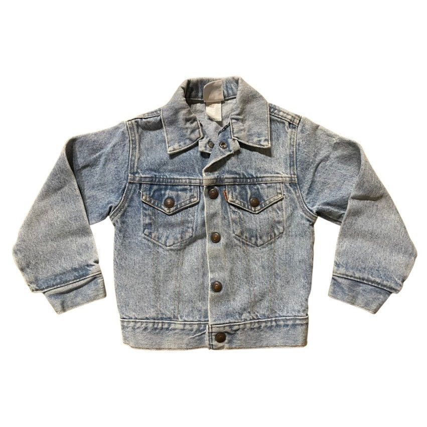 vintage little Levis リーバイス アシッド　デニム kids】90年代 USA製 Little Levi's リトル リーバイス デニム