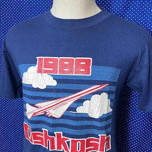 Vintage 1988 Oshkosh, WI air show t-shirt, medium