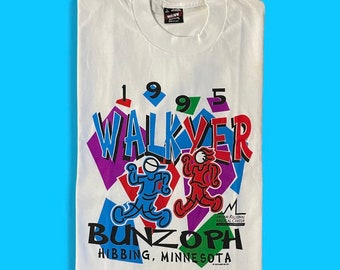 Vintage 1995 Walkyer Bunzoph Hibbing, MN t-shirt, slim large