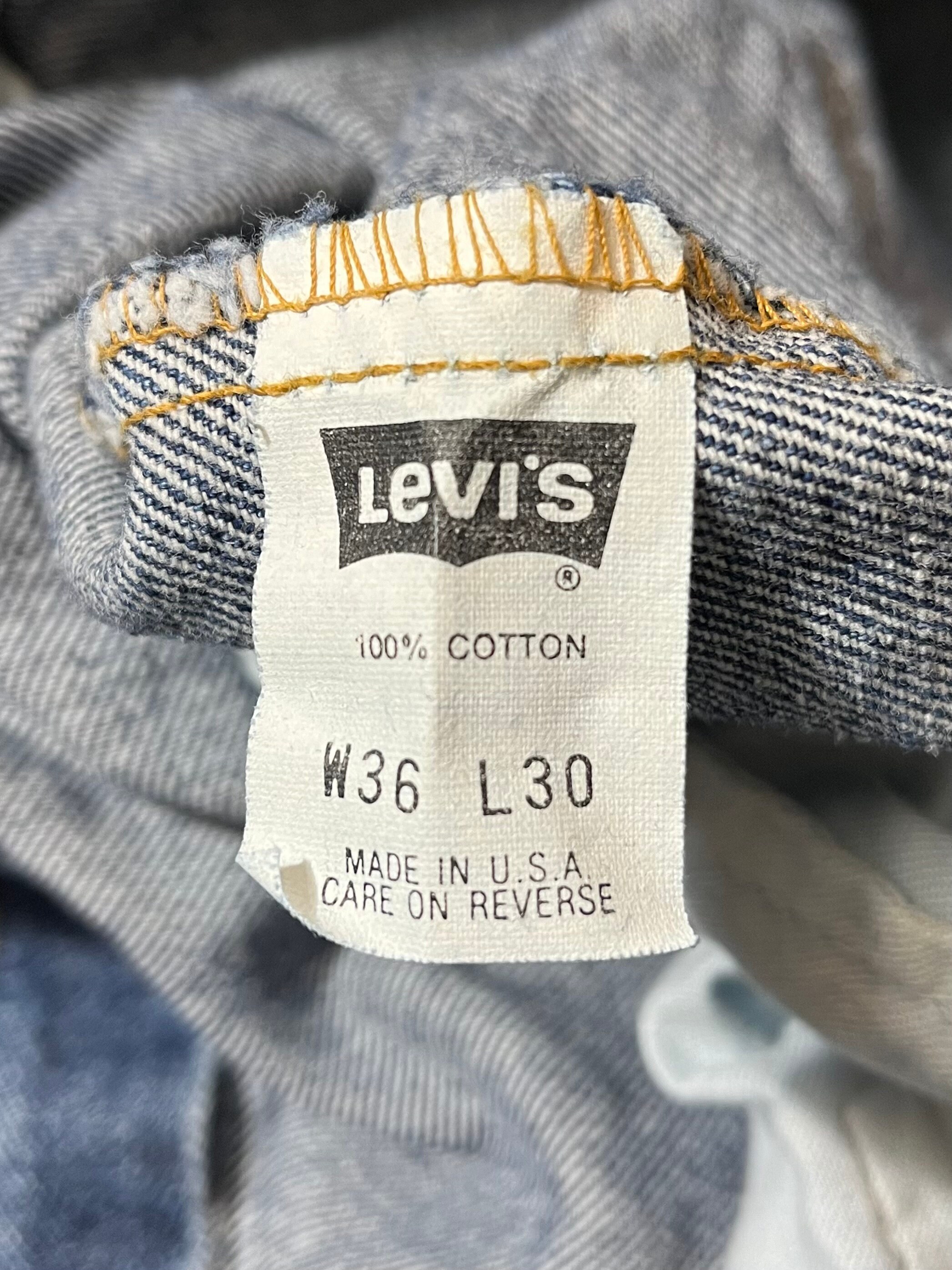 Vintage 1992 Hemmed Short Levi's 560 Blue Jeans, 35 X 25 - Etsy