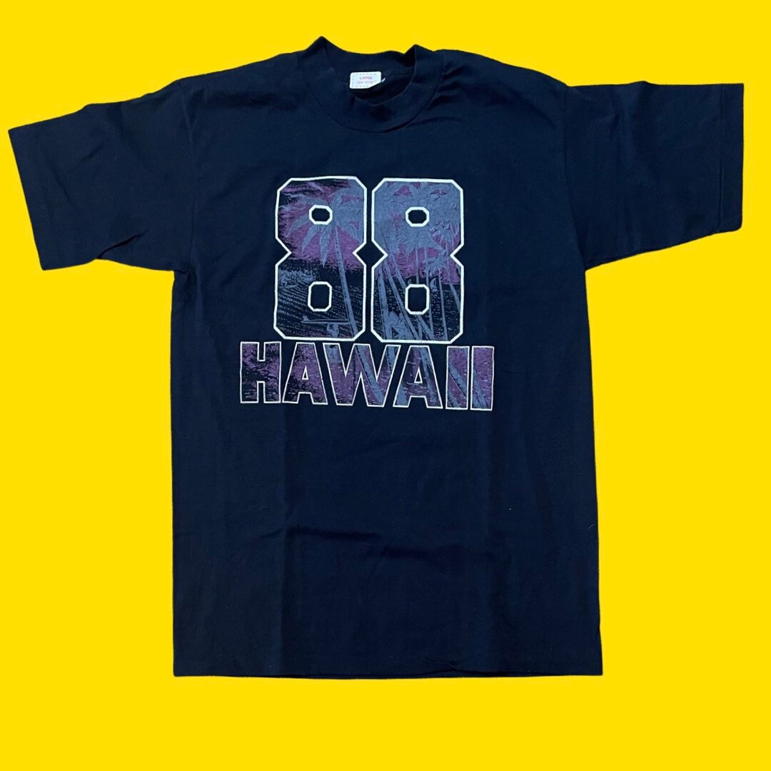 Deadstock Vintage 1980's Hawaii 88 T-shirt, Medium - Etsy