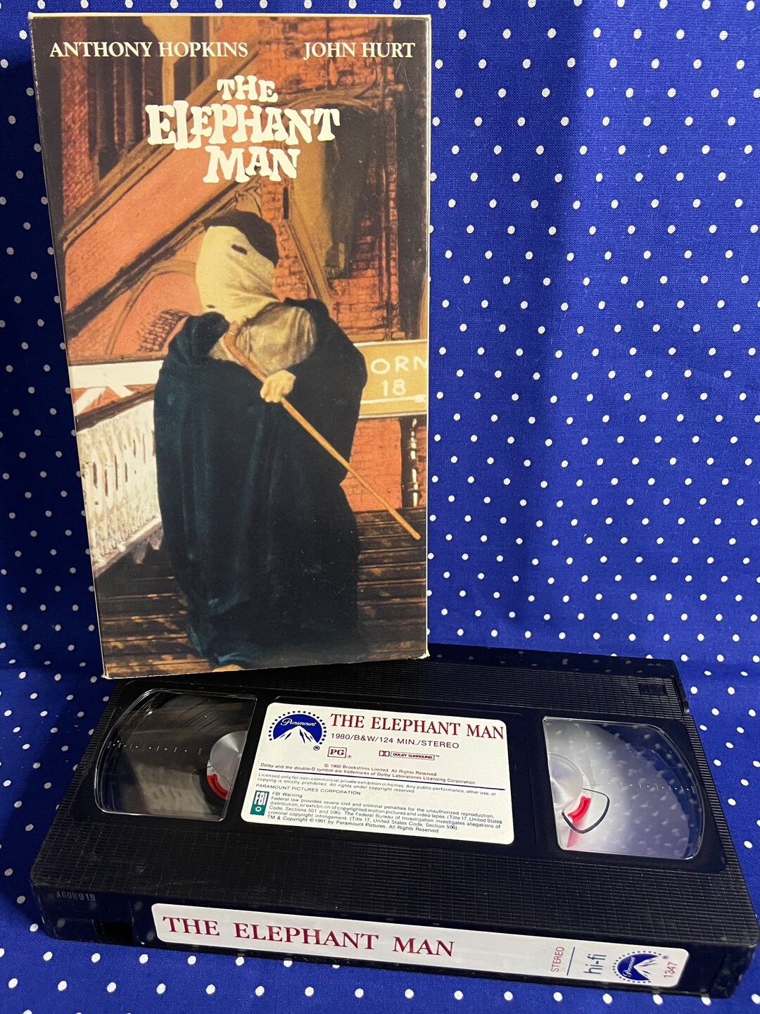 The Elephant Man VHS Tape David Lynch Etsy