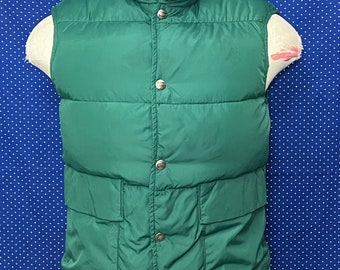 veste matelassée en duvet Woolrich vintage des années 1980, petite