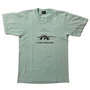 Vintage late 80’s, early 90’s Hastings Community Education Camp Horizons t-shirt, XS