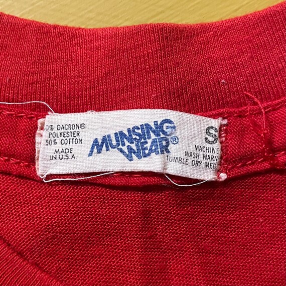 Vintage 90'S MUNSINGWEAR plain blank sweatshirt, made in the USA, men's size M cotton gray type Vintage Second Hand