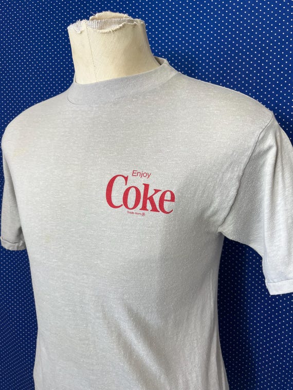Soft Vintage 1980's Enjoy Coke T-shirt, Small - Etsy