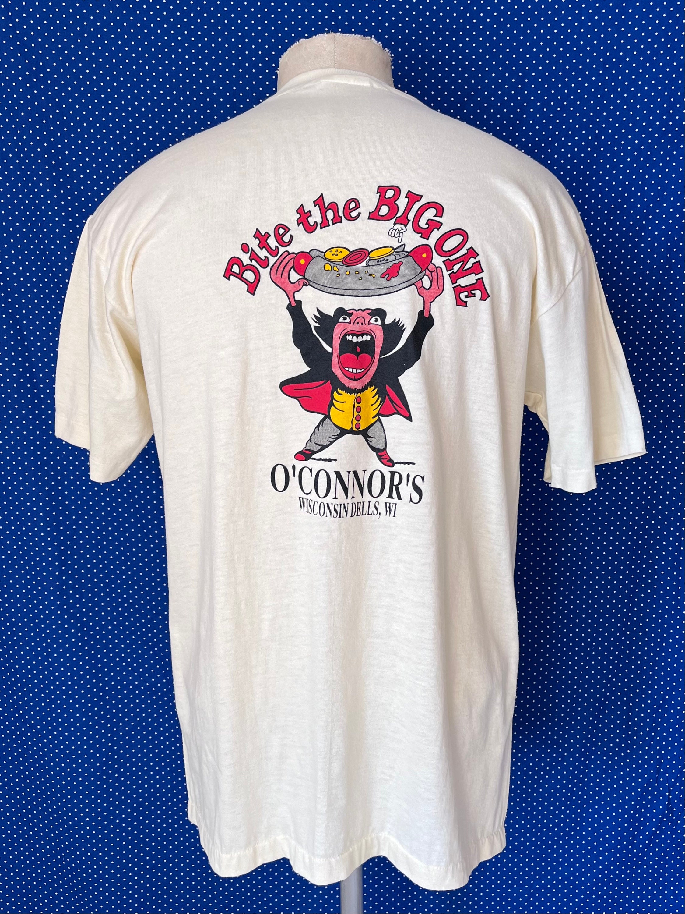Vintage 1980’s Bite the Big One Hotdog T-shirt, Soft, Roomy Medium - Etsy