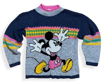 Pull vintage pour enfants des années 1990 Mickey And Company