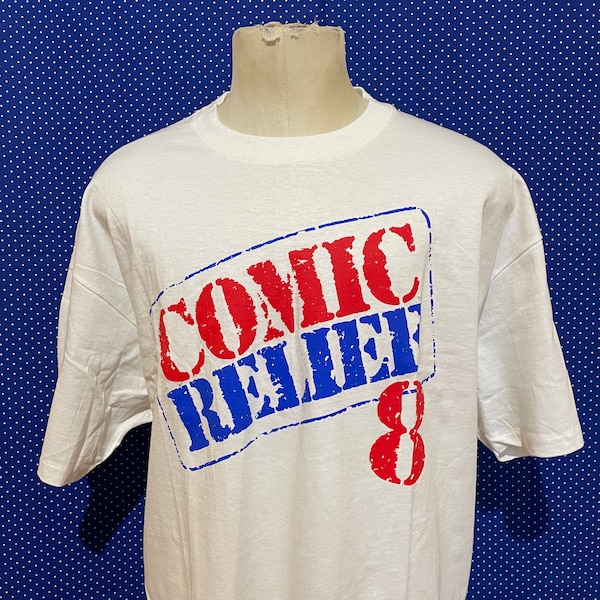 Vintage 1998 Comic Relief 8 t-shirt, XL