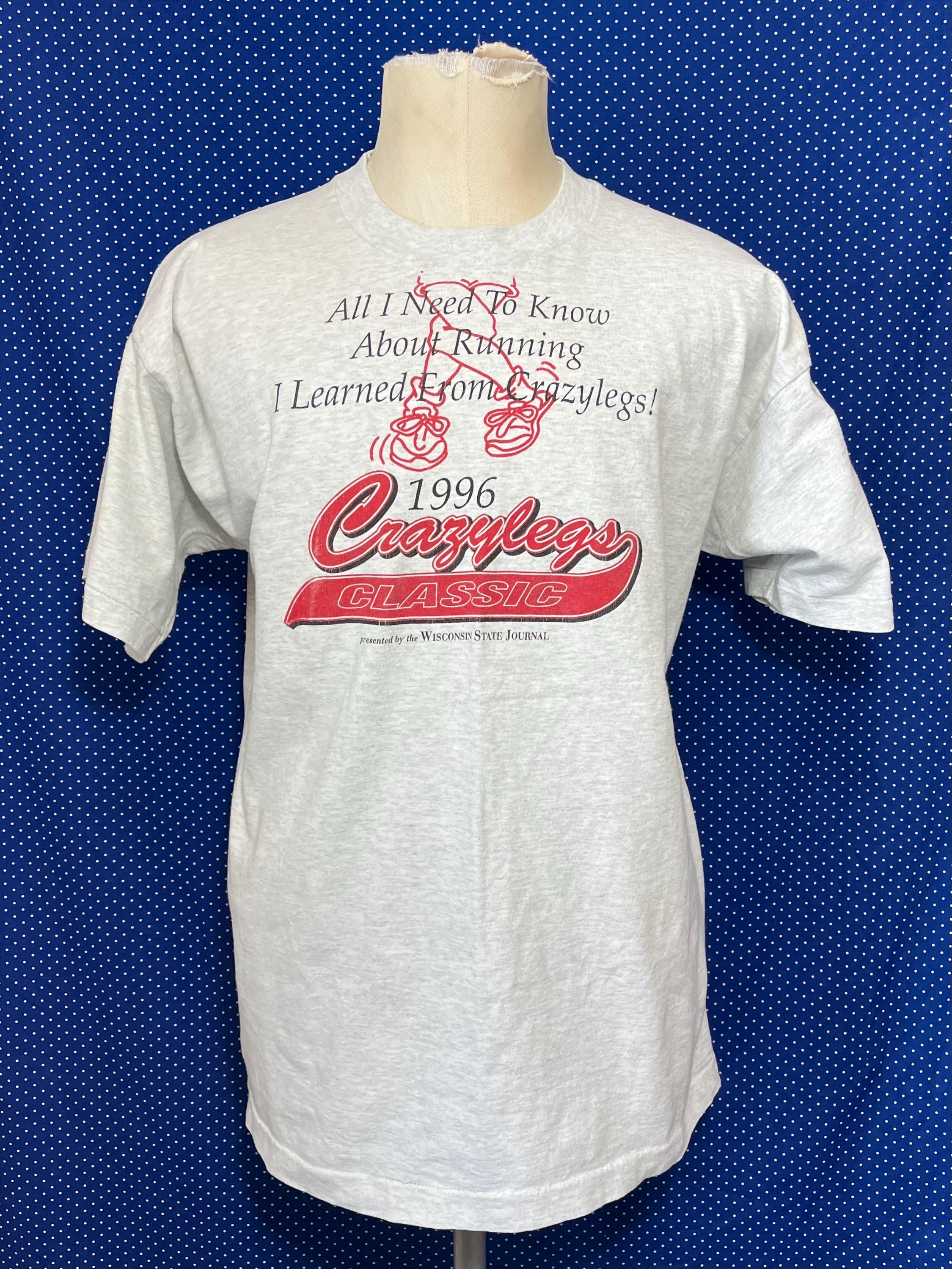 Vintage 1996 Crazylegs Classic T-shirt, XL - Etsy